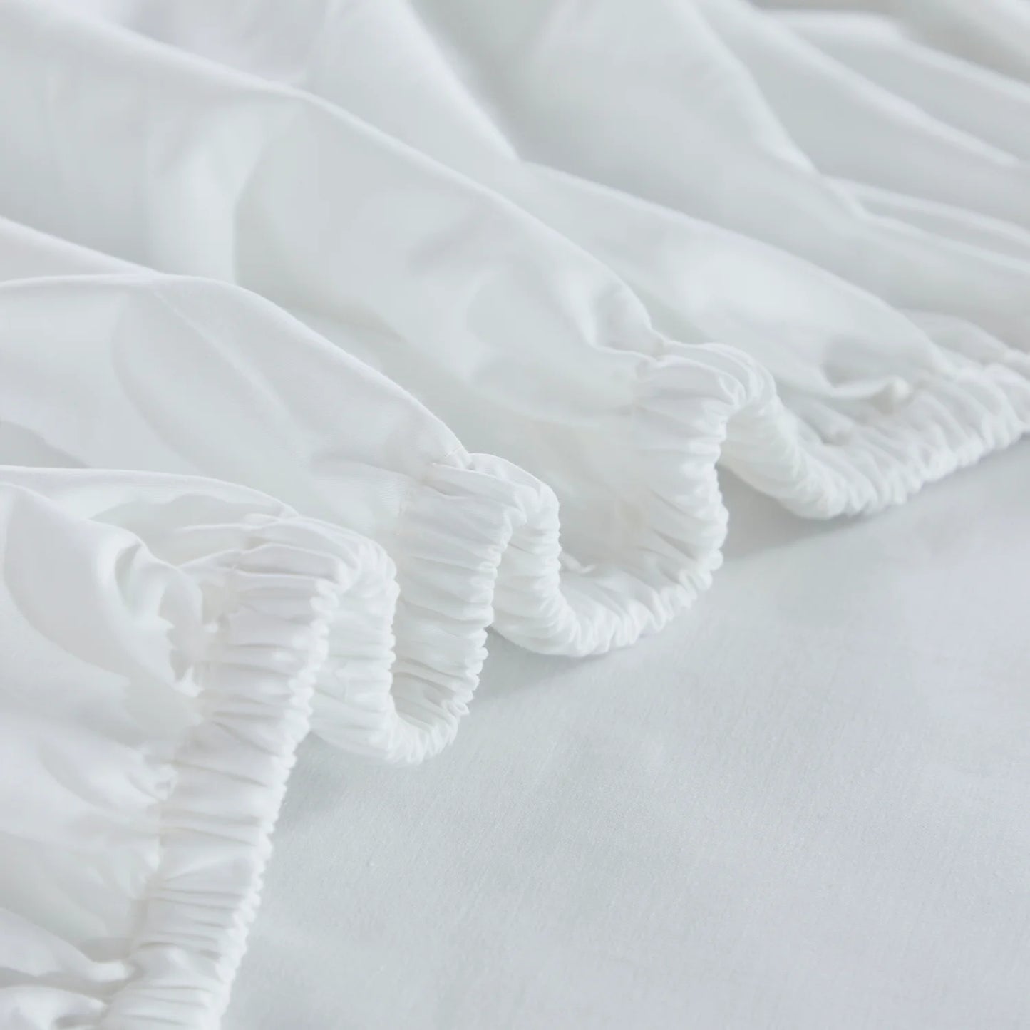 LISSTHERCN Fitted Sheet Set 3 Piece Cotton Bedding