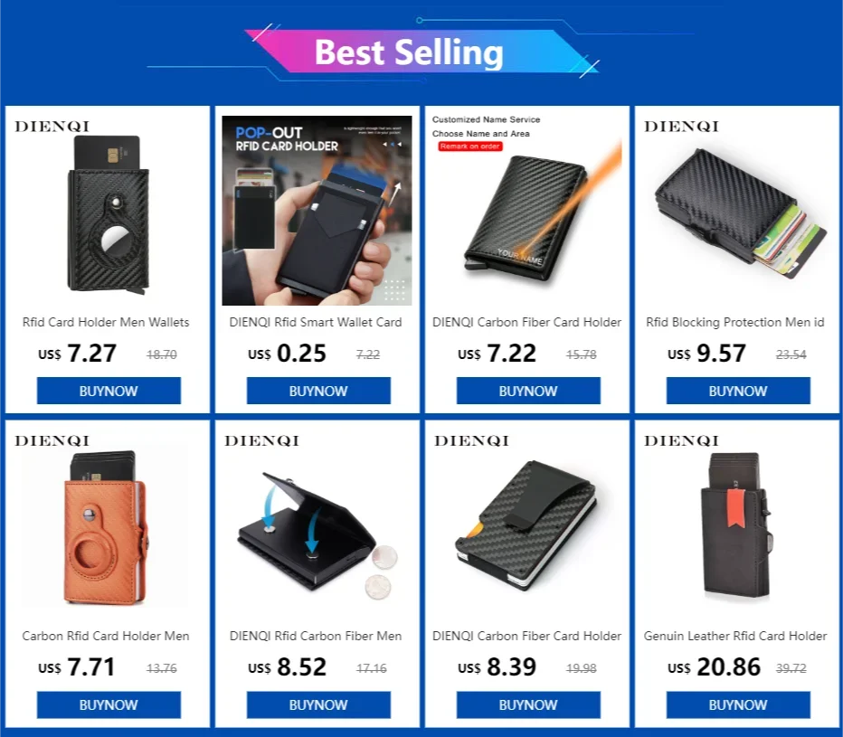 CN Guangdong RFID Minimalist Slim Credit Card Holder