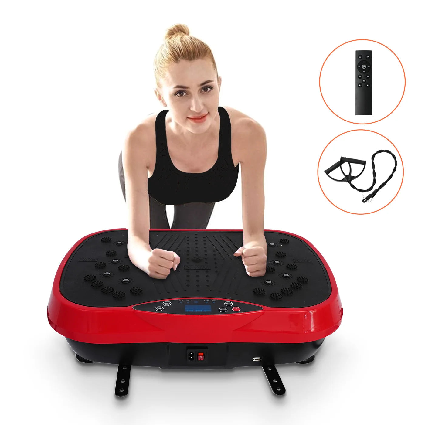 H Vibration Plate Exercise Machine For Fat Burning Fitness