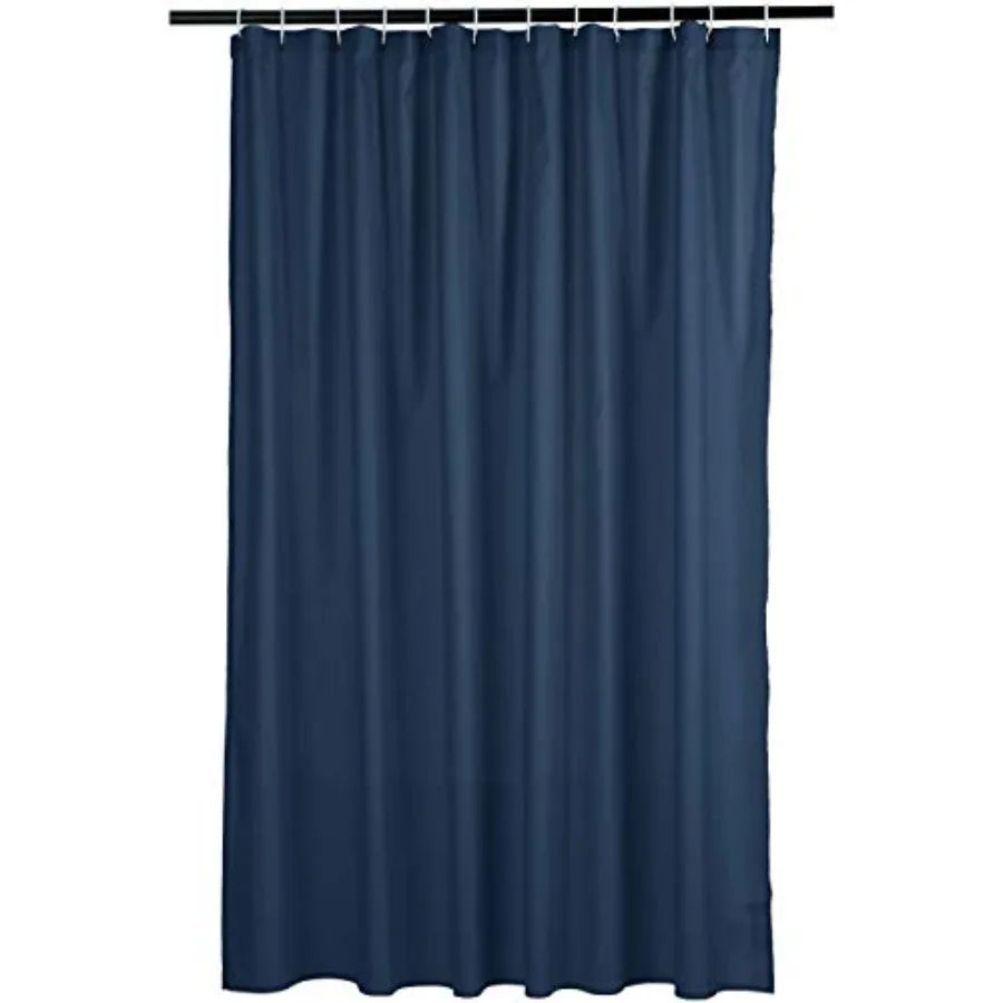 Waffle Weave Polyester Shower Curtain For Bathroom