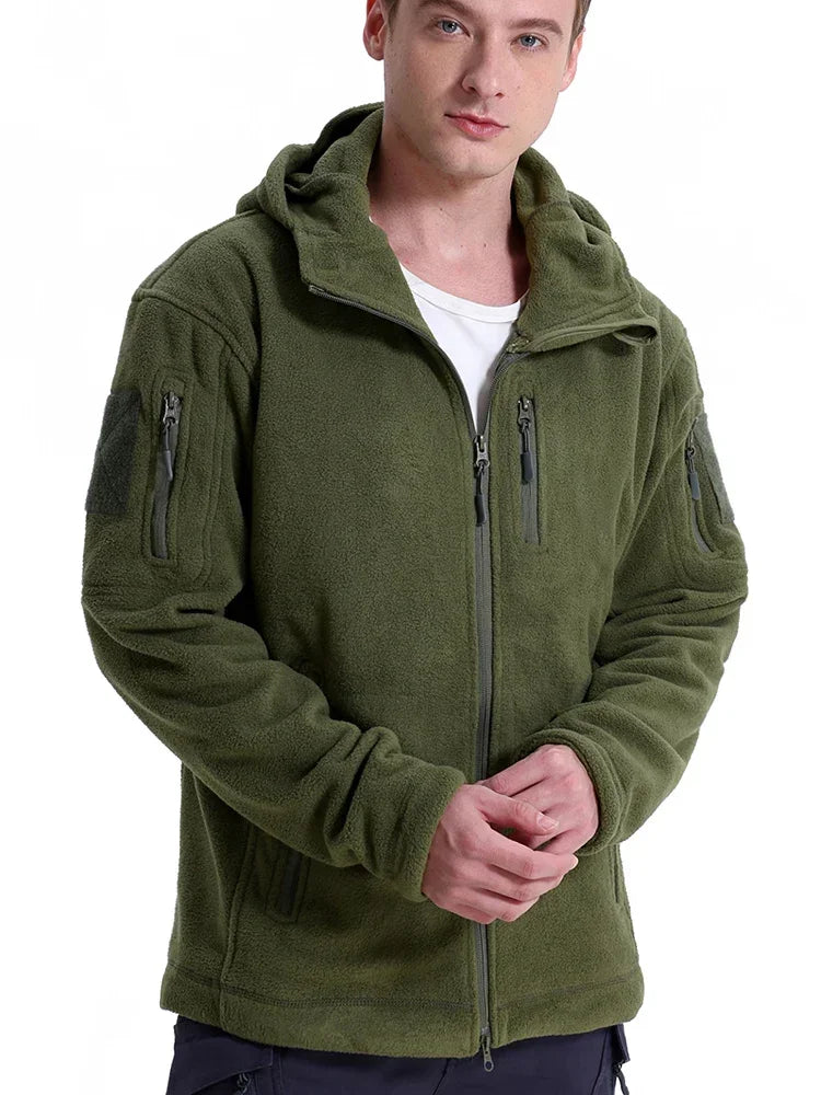 ReFire Gear Fleece Tactical Jacket For Outdoor Hiking Winter Warm
