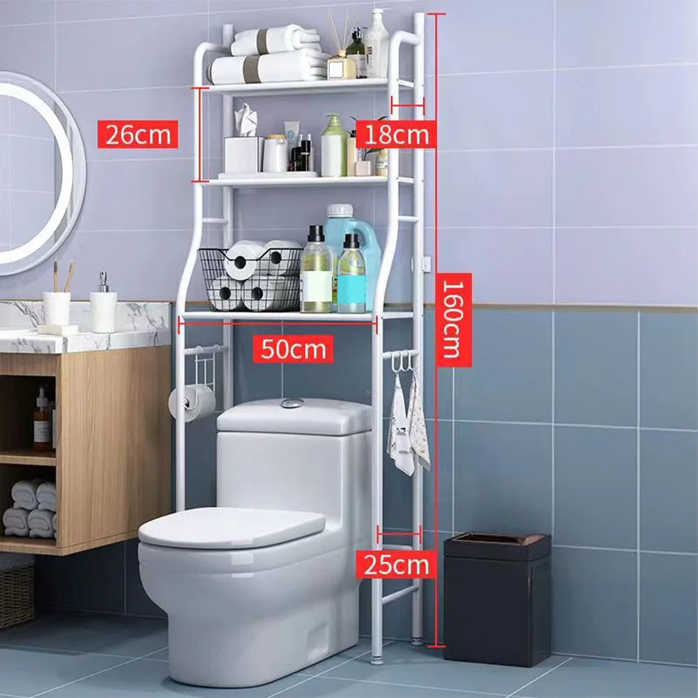 Studyset Over Toilet Storage Shelf 2 Tier Freestanding Metal