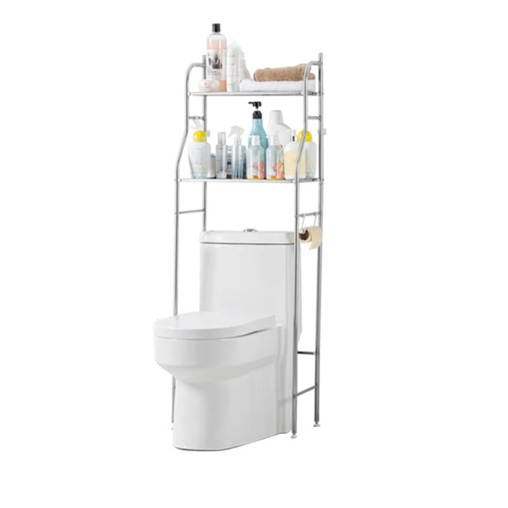 Studyset Over Toilet Storage Shelf 2 Tier Freestanding Metal