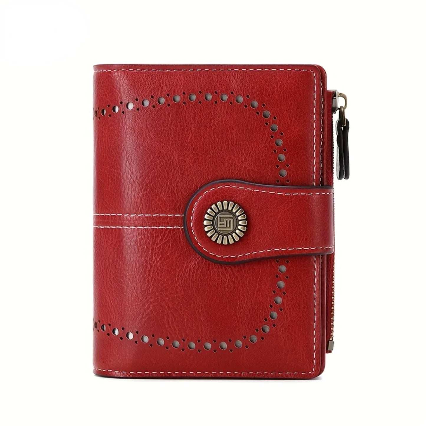 Sichuan RFID Anti Theft Women Wallet Multi Card Zipper