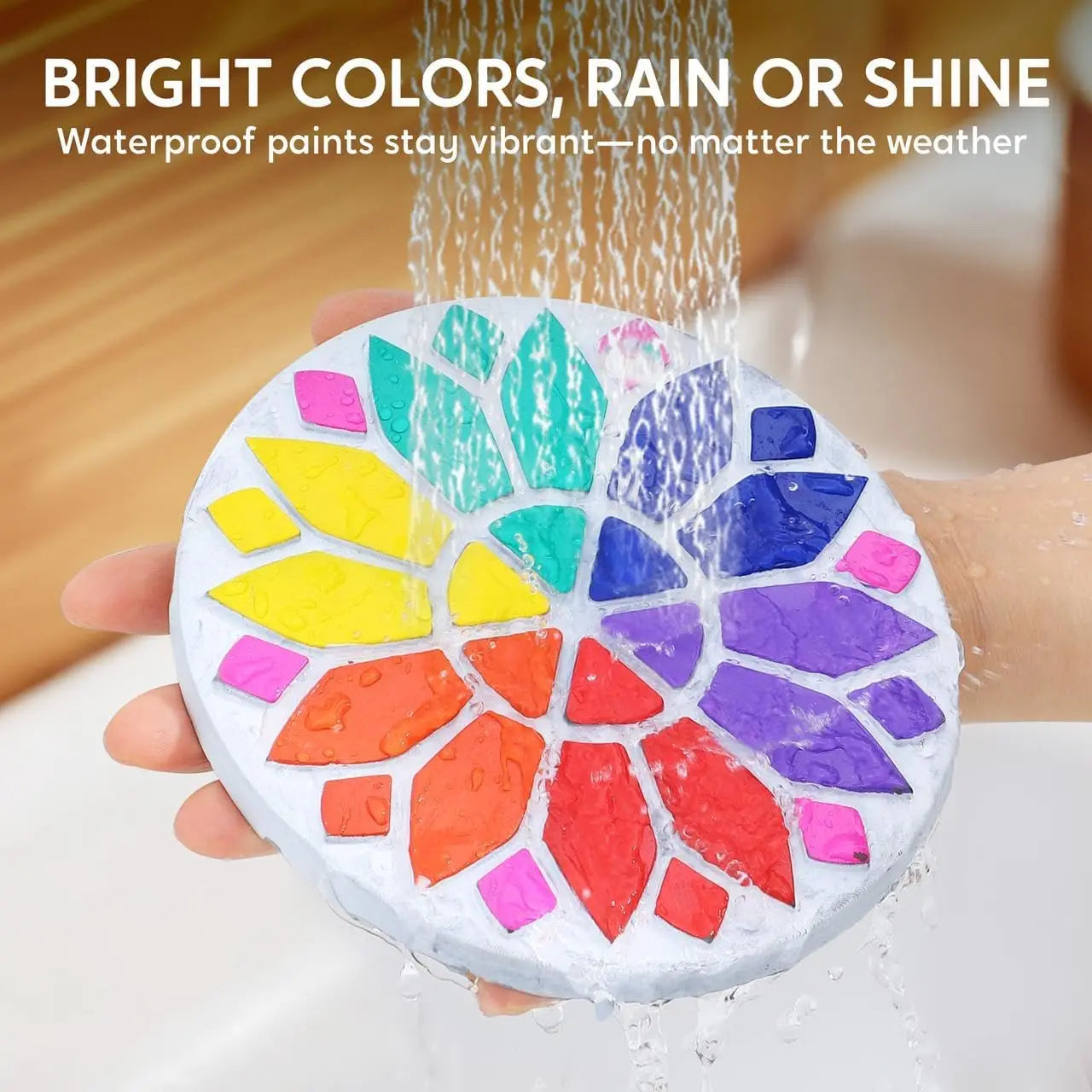 Joyfy Kids Stepping Stones Painting Kit Five Garden Stones Set