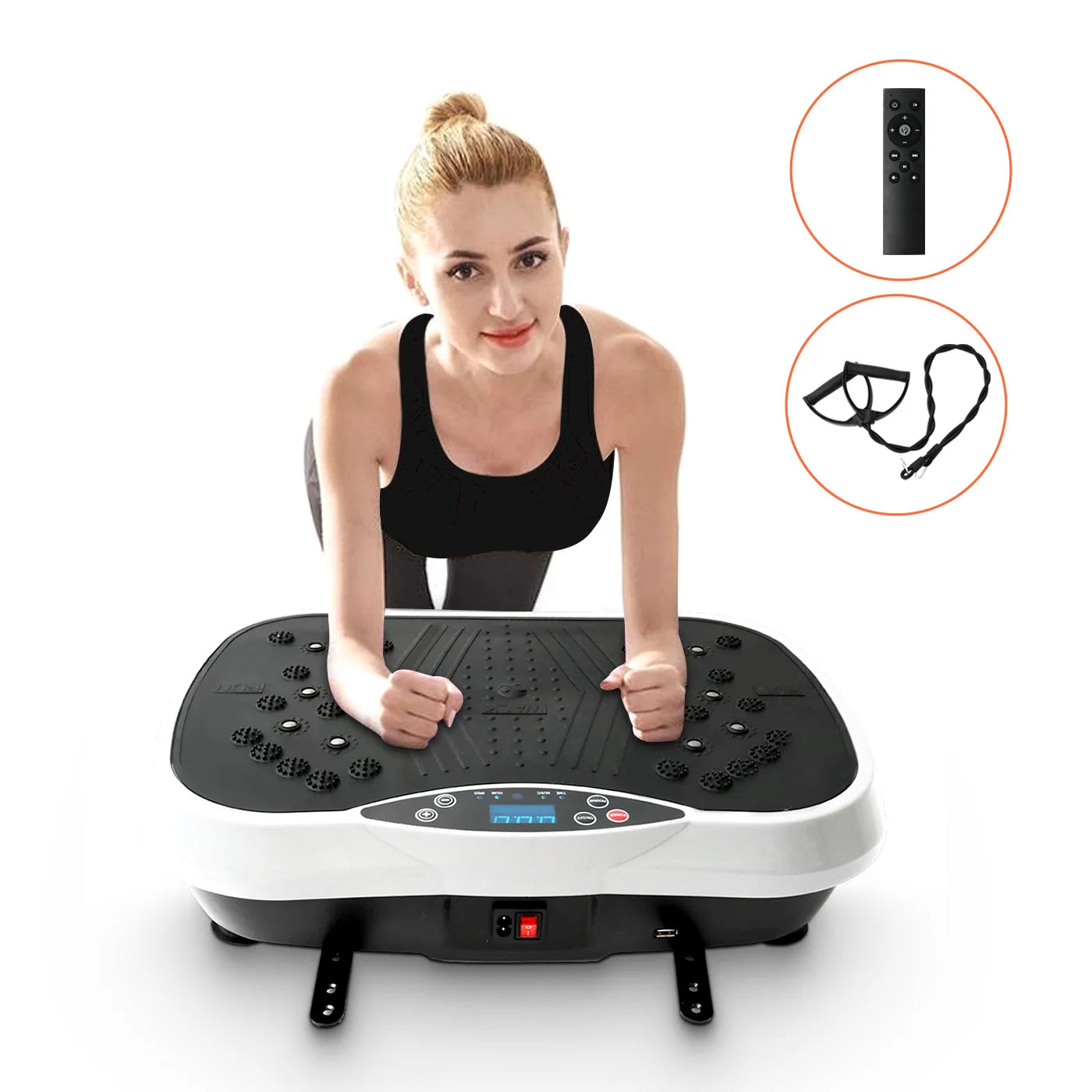 H Vibration Plate Exercise Machine For Fat Burning Fitness