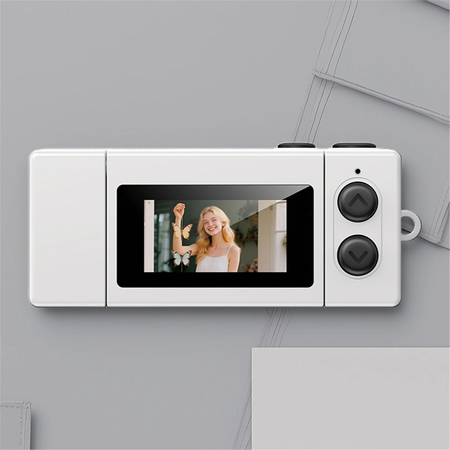 Shunmaii Retro Small Video Recorder Camcorder 1080P For Travel Vlog