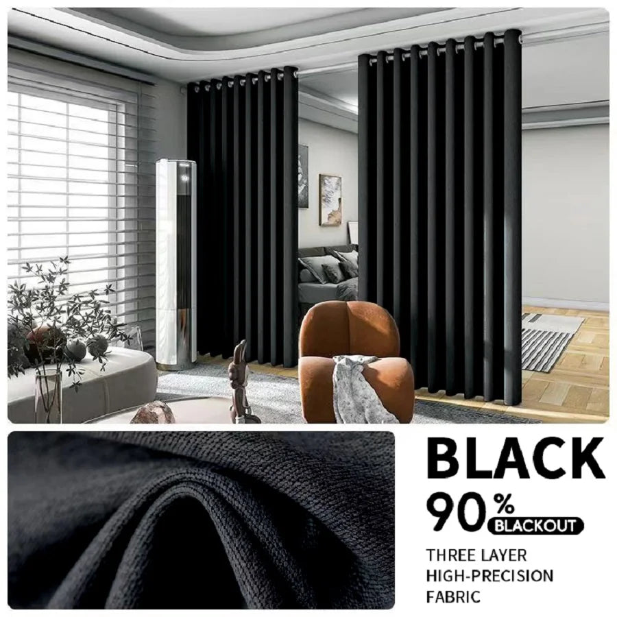 Zhejiang Blackout Curtain Room Divider Noise Reduction Grommet Top