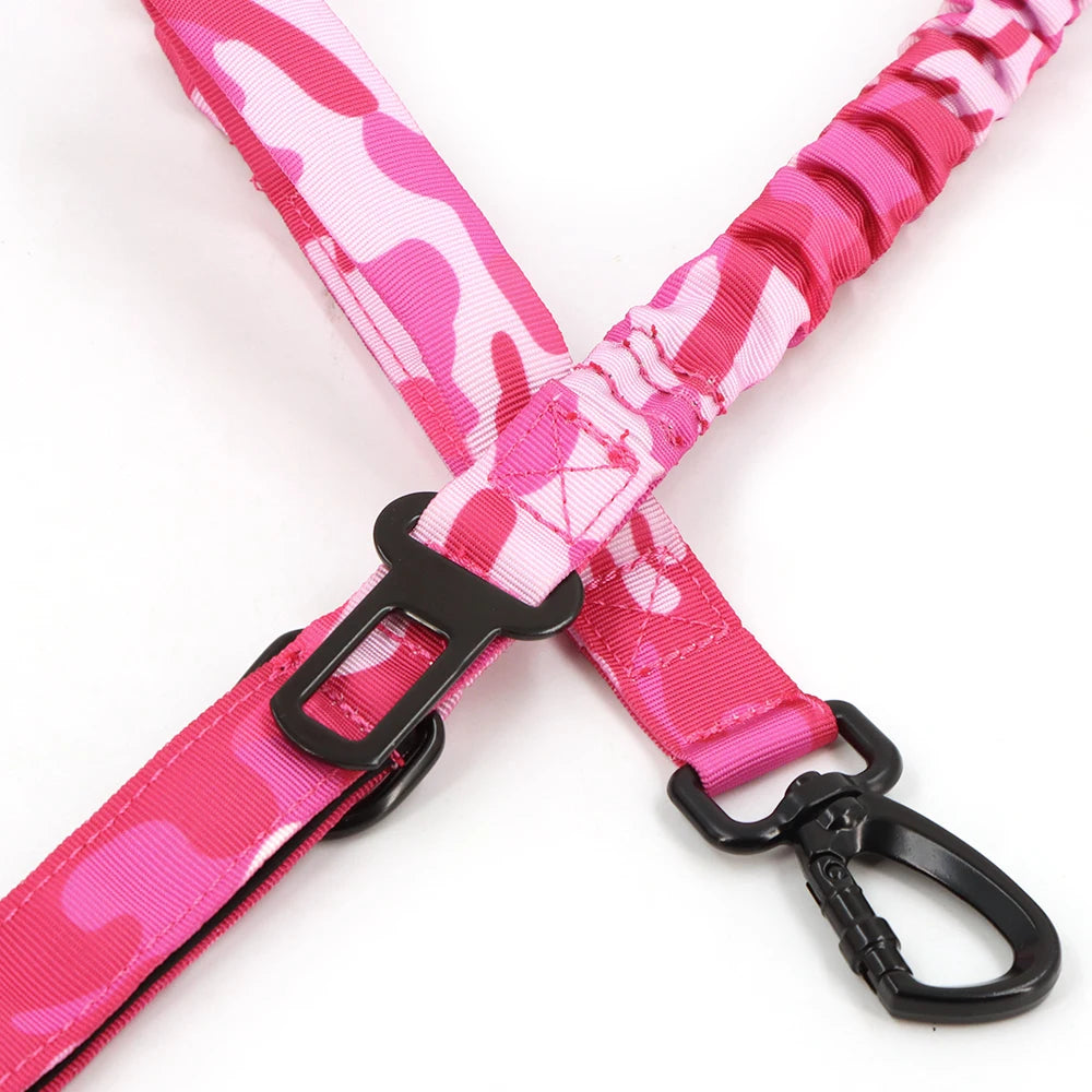 Petravel Dog Harness Tactical Training Vest Nylon Adjustable Camouflage Pattern