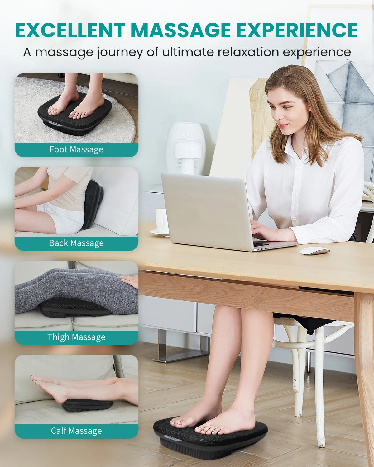 Nekteck Shiatsu Foot Massager With Heat And Infrared