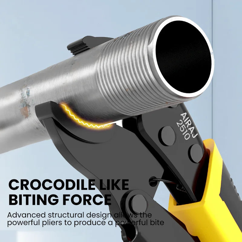 AIRAJ 5 Piece Locking Pliers Set Quick Release Curved Mouth