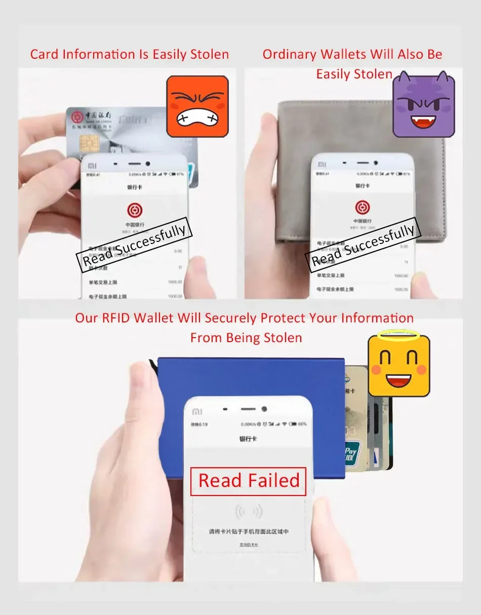 CN Guangdong RFID Minimalist Slim Credit Card Holder