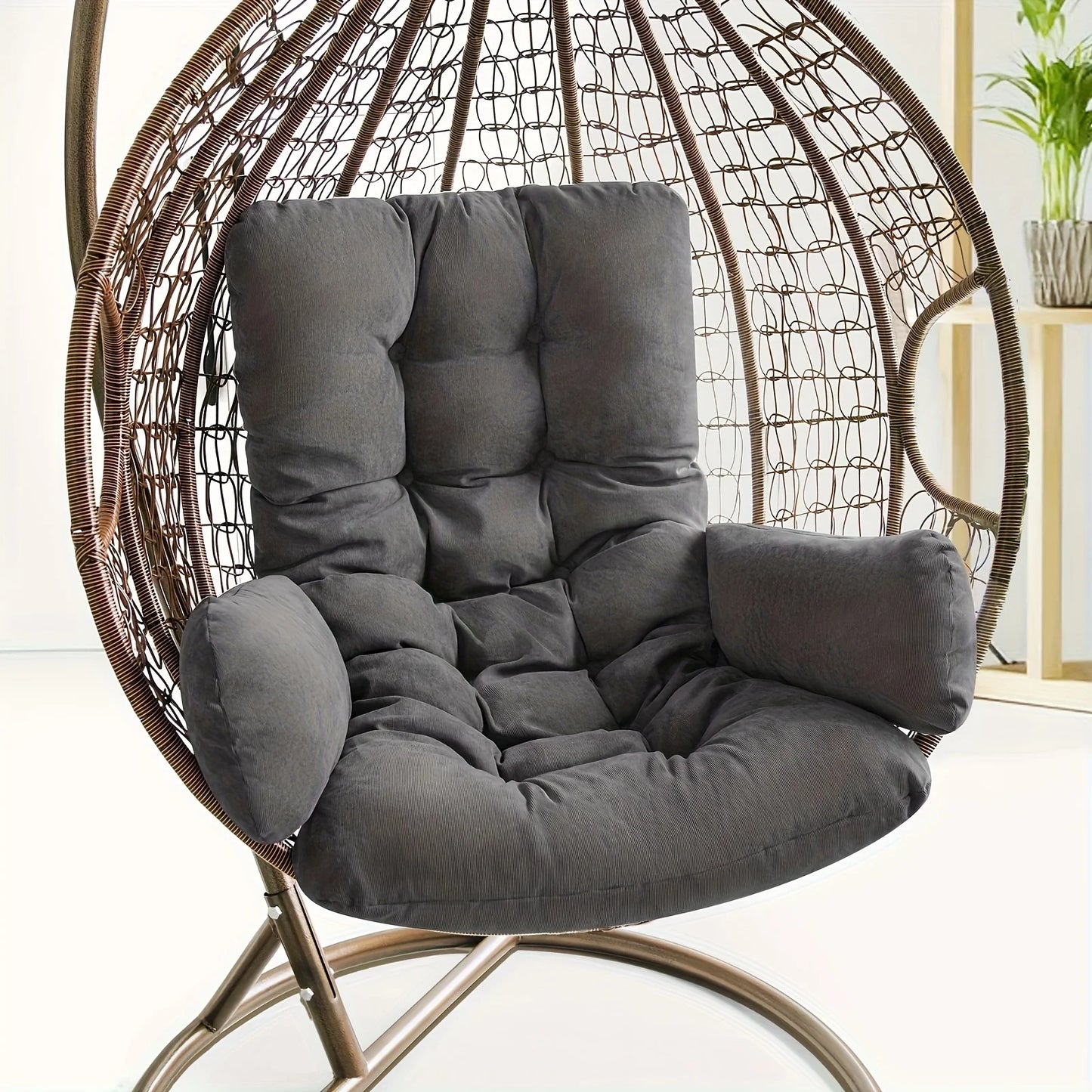 Egg Shaped Hammock Chair Cushion For Garden And Living Room