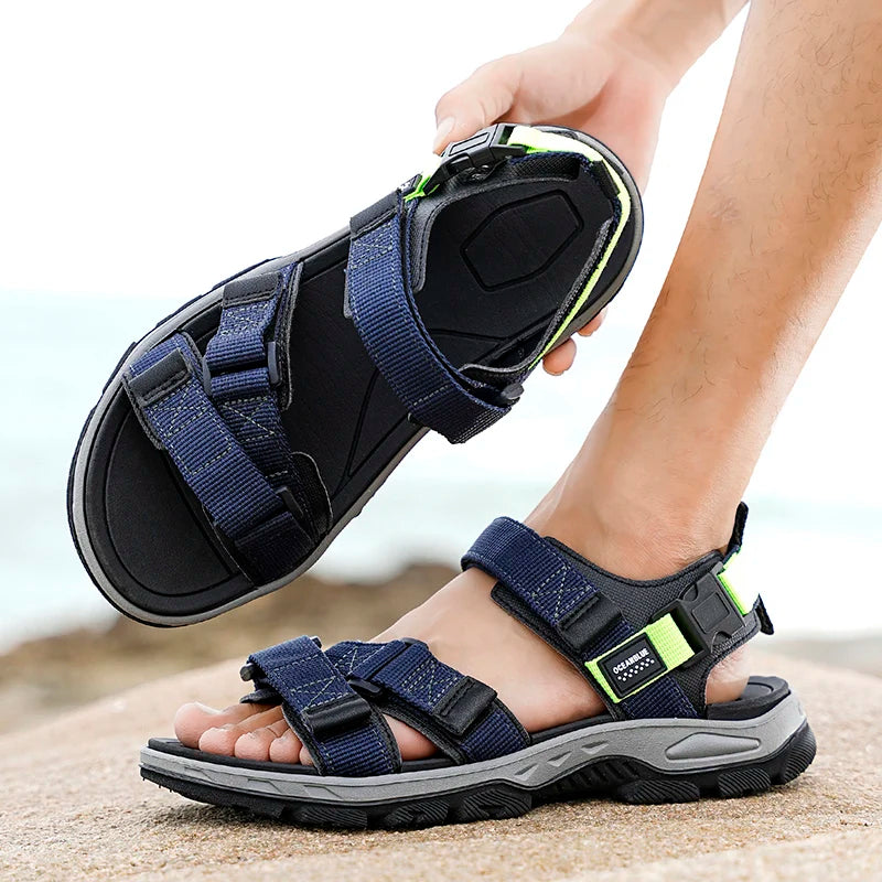 EALSQNCN Men's Summer Sandals Lightweight Anti Slip Comfort