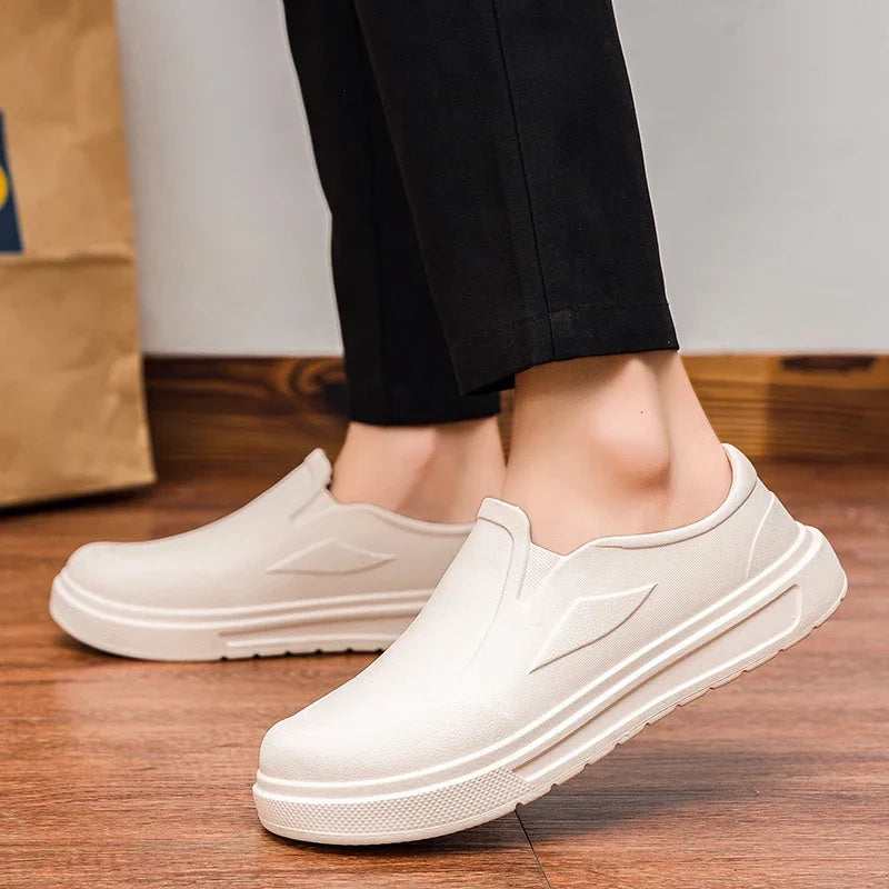 Mens Anti Slip Kitchen Shoes Oil Resistant Work Clogs