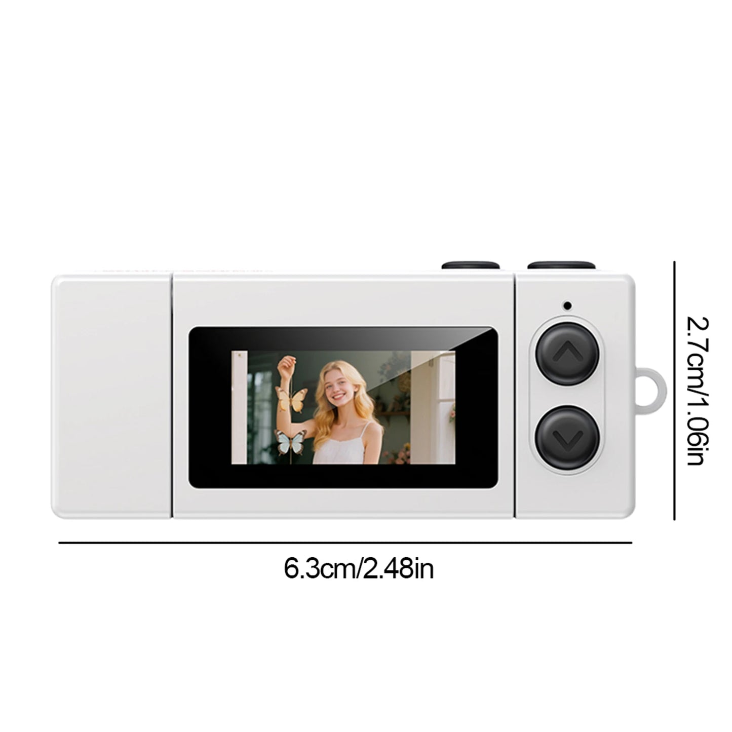 Shunmaii Retro Small Video Recorder Camcorder 1080P For Travel Vlog