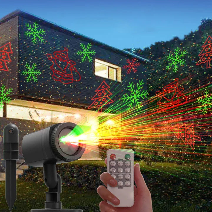 DXst Christmas Outdoor Projector Lights With Remote 12 Patterns