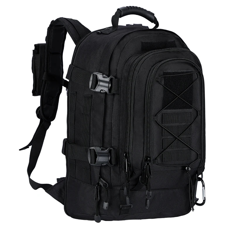 LQARMY 65L Military Tactical MOLLE Backpack Rucksack Outdoors