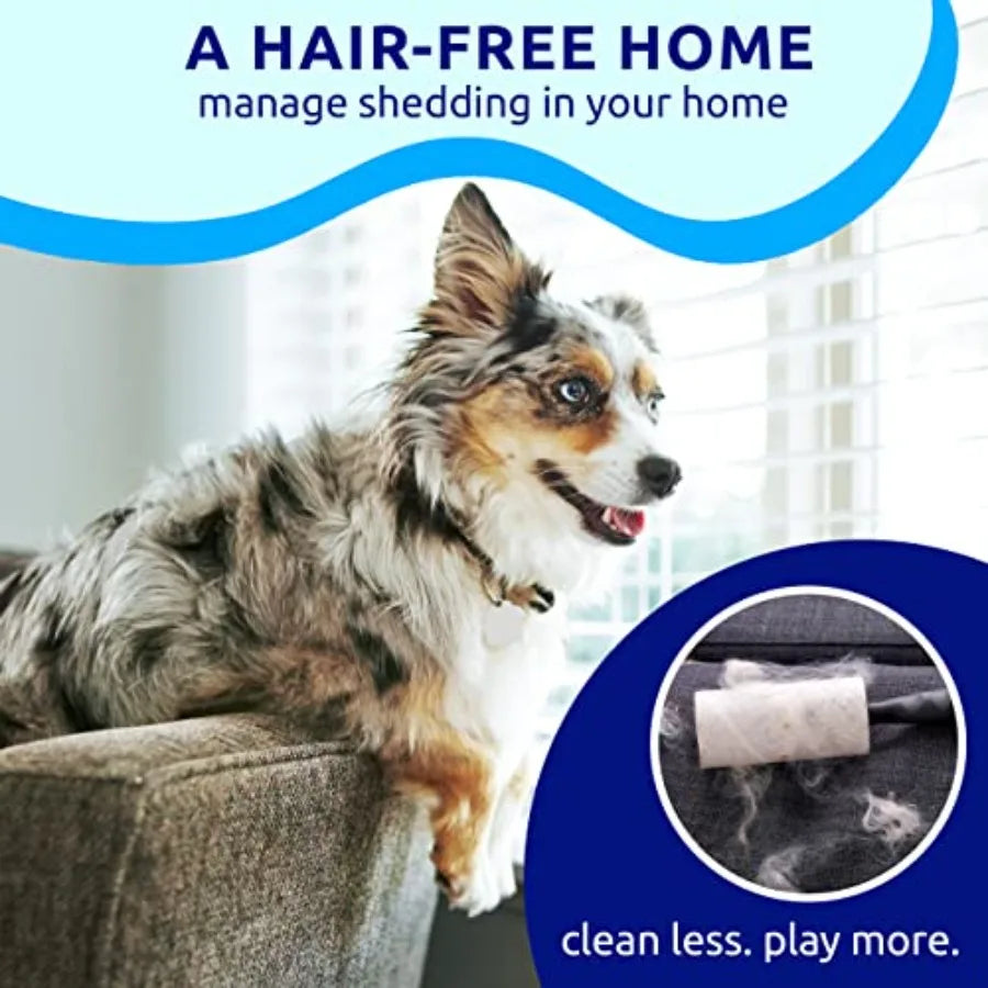 Double-Sided Deshedding Brush for Indoor Cats and Dogs