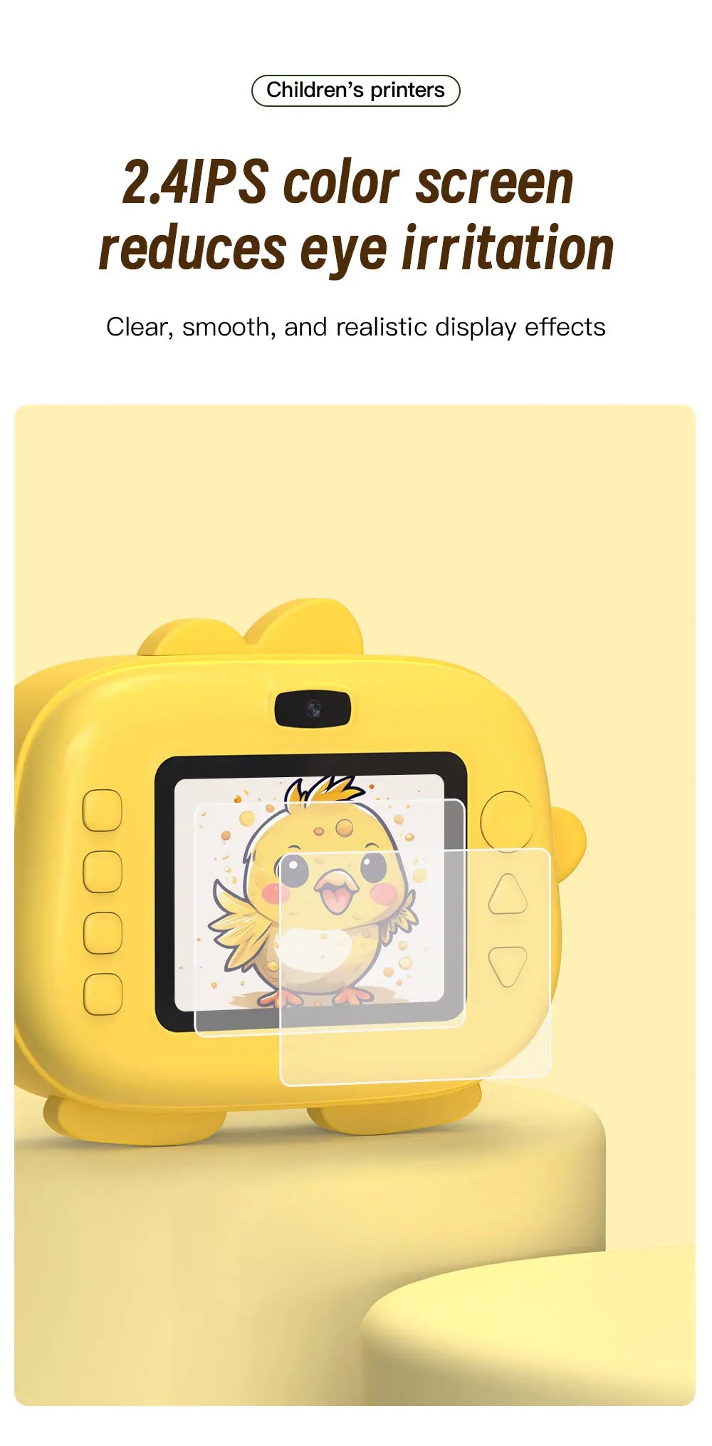 Kids Instant Print Camera 16G 1080P HD Photo Printer Gift