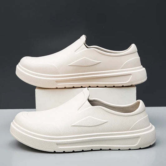Mens Anti Slip Kitchen Shoes Oil Resistant Work Clogs