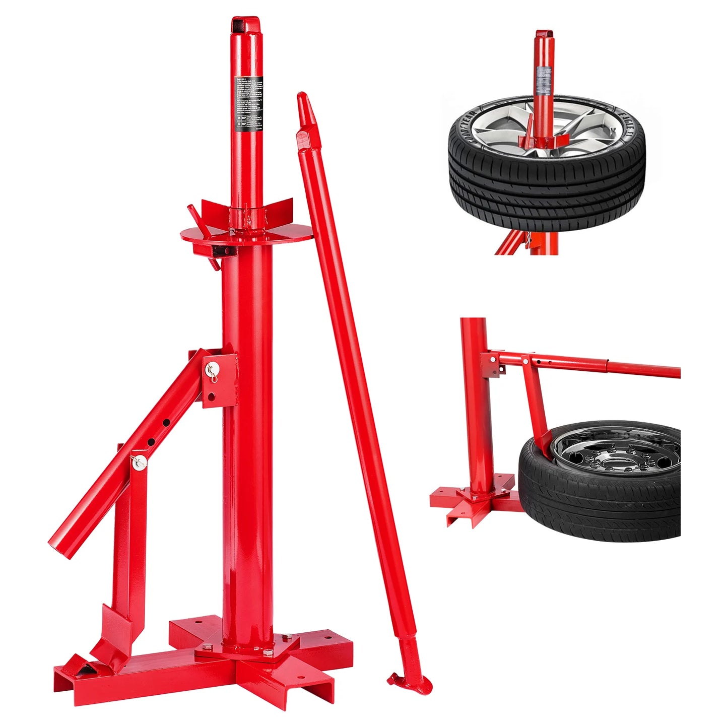 SucceBuy Portable Manual Tire Changer Bead Breaker Tool for Garage