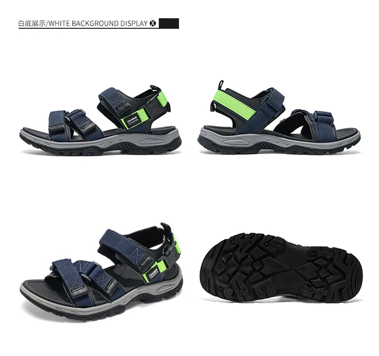 EALSQNCN Men's Summer Sandals Lightweight Anti Slip Comfort