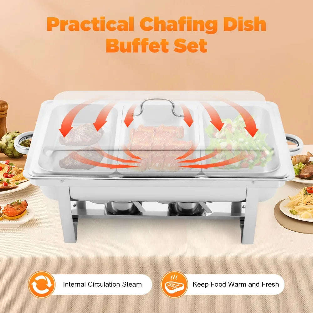 Hign-concerned Chafing Dish Buffet Set Stainless Steel