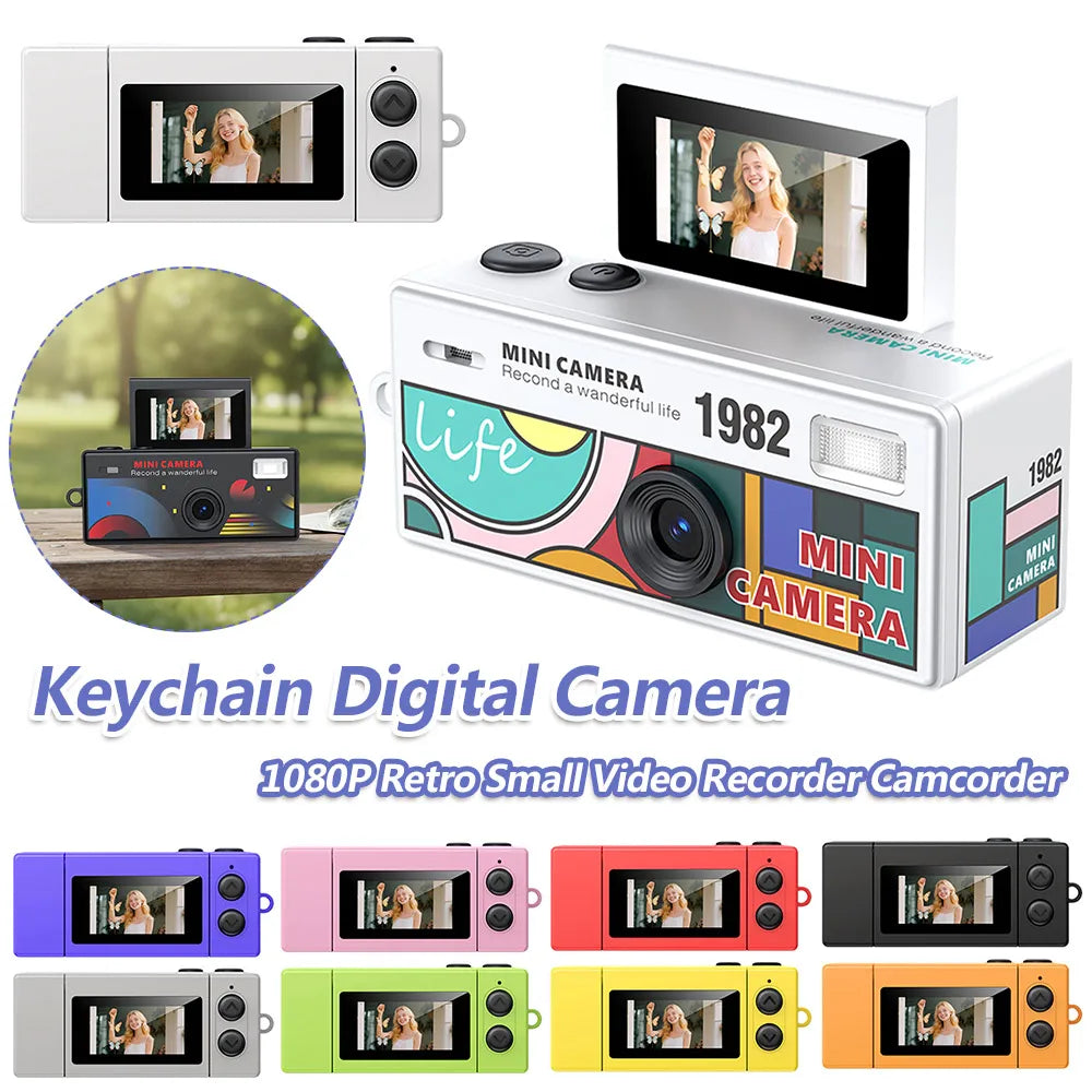 Shunmaii Retro Small Video Recorder Camcorder 1080P For Travel Vlog