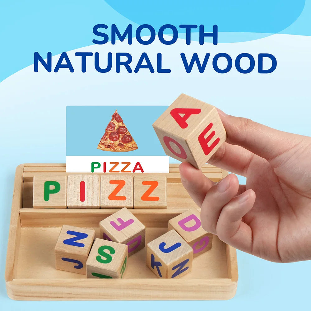 Spelling Games With Flash Cards Montessori Letter Matching For Kids