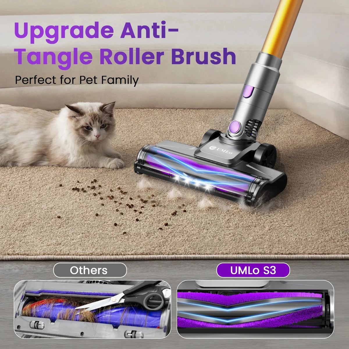 INSE S3P Powerful Cordless Stick Vacuum Cleaner with HEPA Filtration