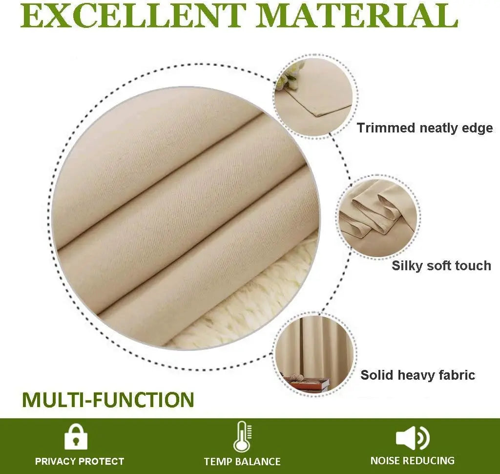 Zhejiang Blackout Curtain Room Divider Noise Reduction Grommet Top