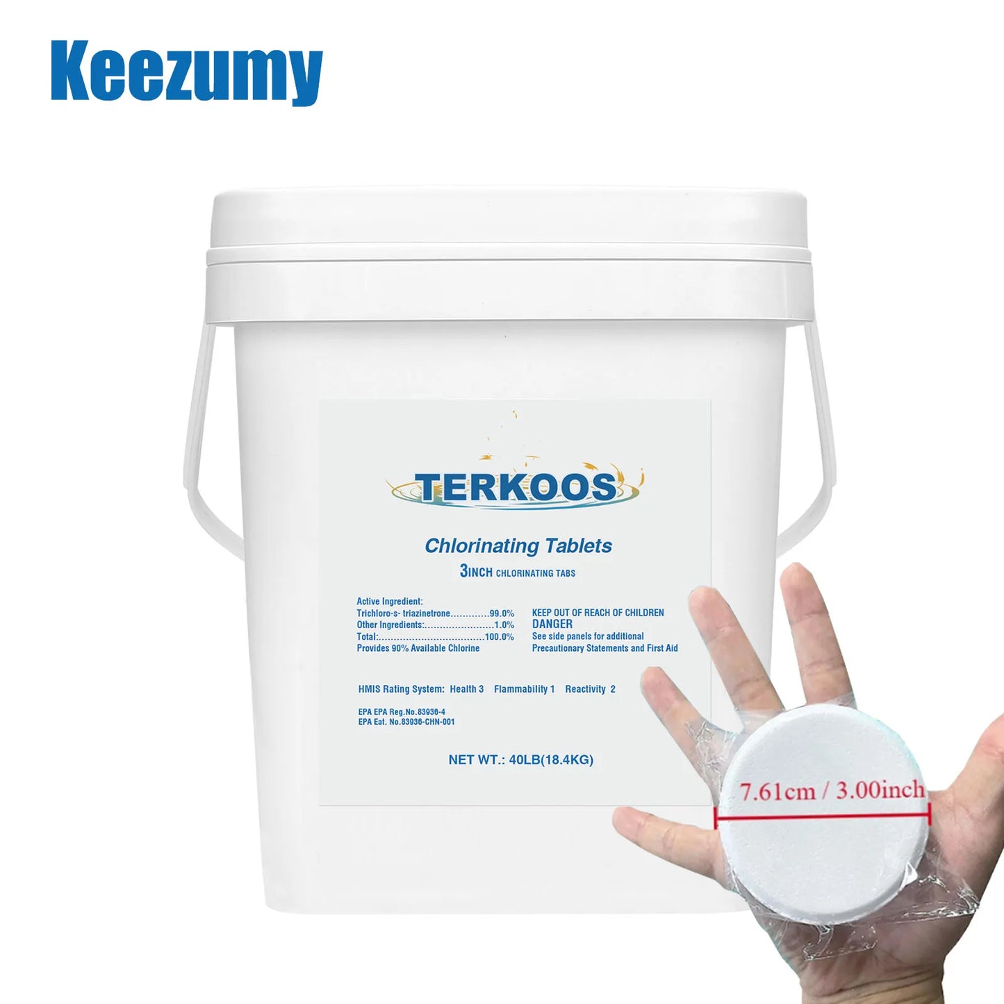 Keezumy Chlorine Tablets for Swimming Pools Water Purifier