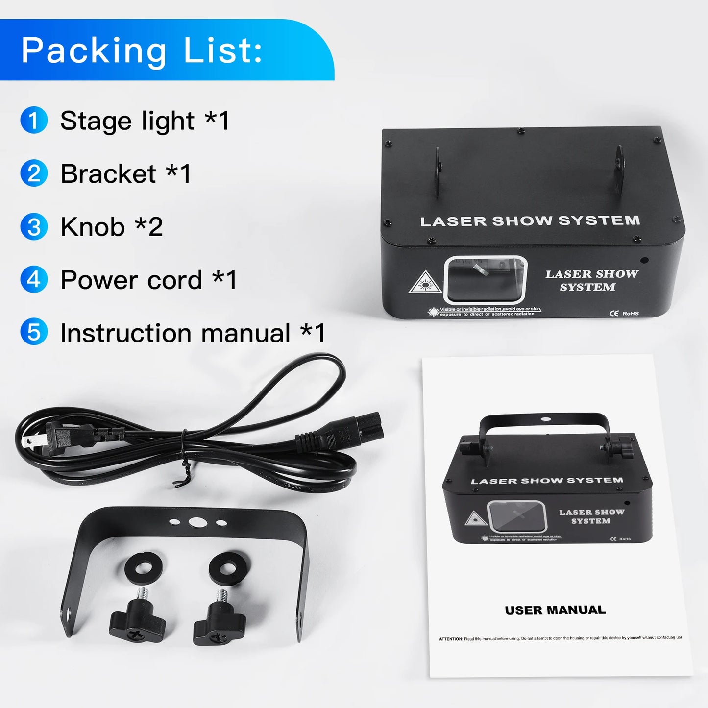 Datewink LED Stage Lights RGB Scanner Beam Projector Stage Lighting Effect DJ Disco Light DMX512 For Wedding Birthday Party Show