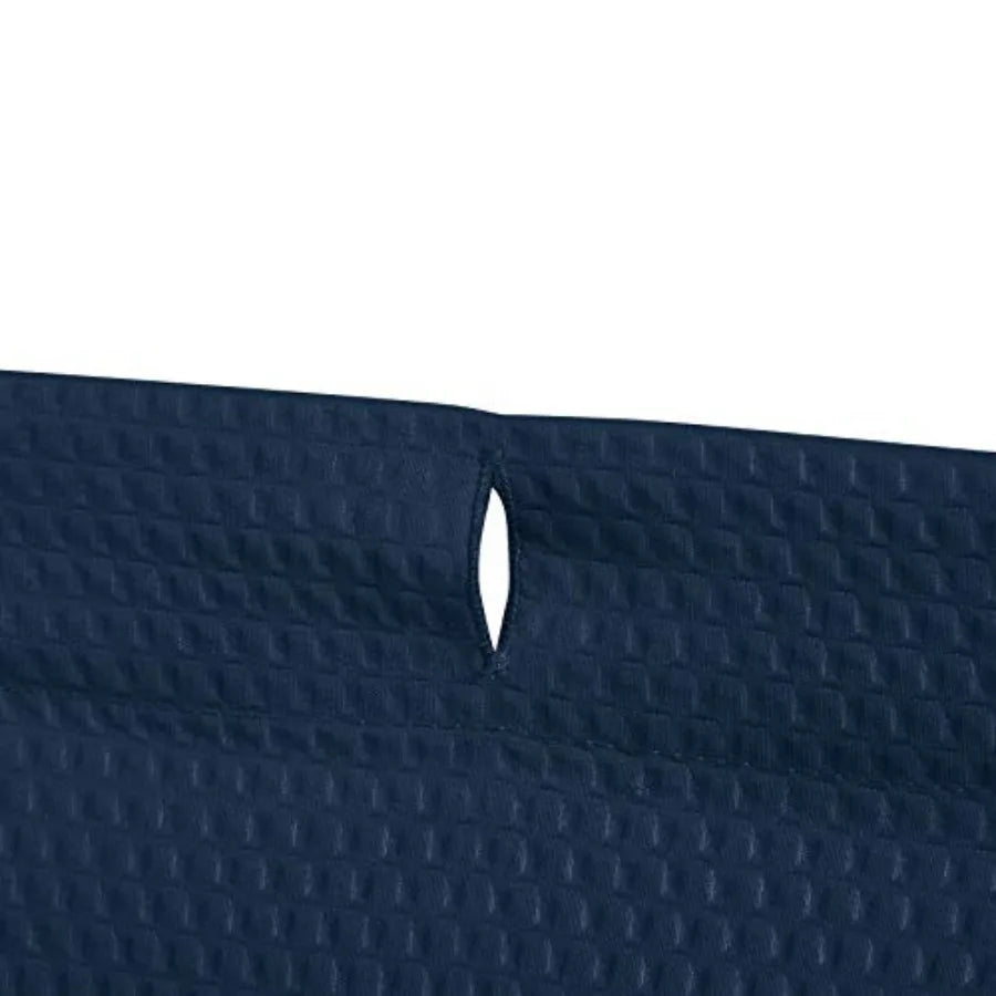 Waffle Weave Polyester Shower Curtain For Bathroom