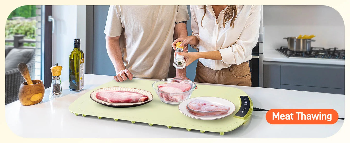 Electric Warming Tray 8 Heat Settings Portable Food Warmer