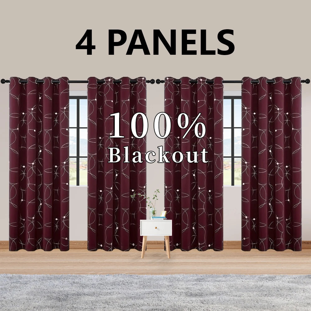 Zhejiang Craft Of Weaving Blackout Curtains Grommet Thermal Room Darkening