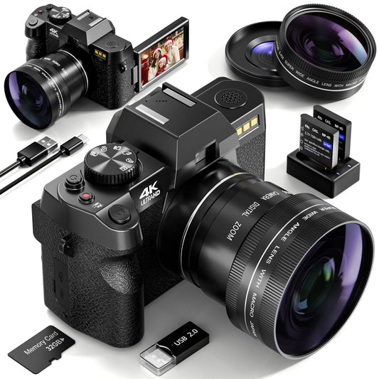 NBD 48MP Digital Camera With WiFi App Control 4K Autofocus