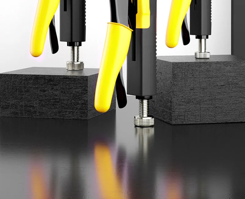 AIRAJ 5 Piece Locking Pliers Set Quick Release Curved Mouth