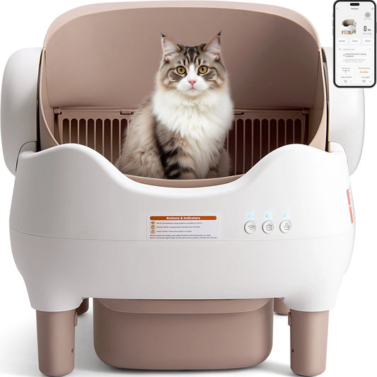 Lunapurr Self Cleaning Litter Box Automatic Cat Litter Box