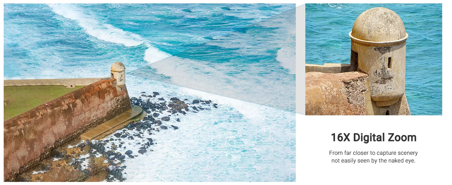 Gavonde 4K 64MP WiFi Vlogging Camera Front and Rear